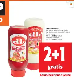 Colruyt Devos Lemmens warme sauzen aanbieding