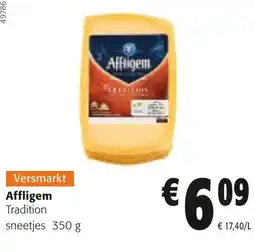 Colruyt Affligem Tradition sneetjes aanbieding