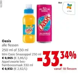 Colruyt Oasis alle flessen aanbieding