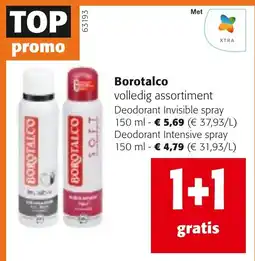 Colruyt Borotalco volledig assortiment aanbieding
