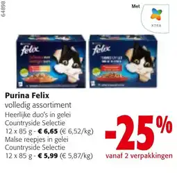 Colruyt Purina Felix volledig assortiment aanbieding