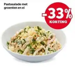 Spar Pastasalade met groenten en ei aanbieding