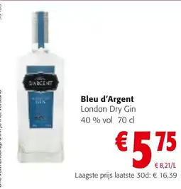 Colruyt Bleu d'argent london dry gin aanbieding