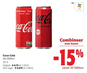 Colruyt Coca-Cola alle blikken aanbieding