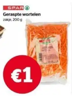 Spar Geraspte wortelen aanbieding