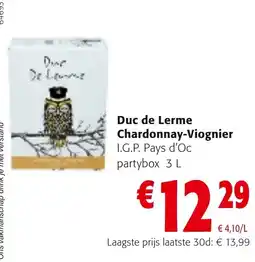Colruyt Duc de Lerne Chardonnay-Viognier aanbieding