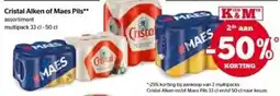 Spar Cristal Alken of Maes Pils assortiment aanbieding