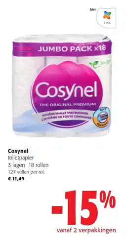 Colruyt Cosynel toilet papier aanbieding