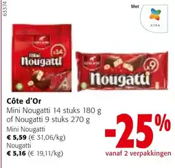 Colruyt Côte d'Or Nougatti aanbieding