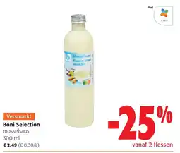 Colruyt Boni Selection mosselsaus aanbieding