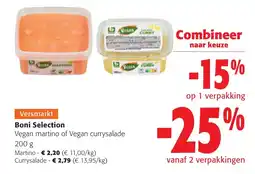 Colruyt Vegan martino of Vegan currysalade aanbieding
