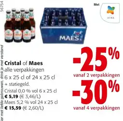 Colruyt Cristal of Maes aanbieding