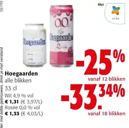 Colruyt Hoegaarden alle blikken aanbieding