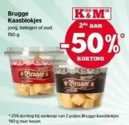 Spar Brugge kaasblokjes aanbieding
