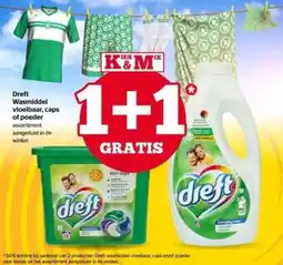 Spar Dreft wasmiddel vloeibaar, caps of poeder aanbieding