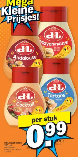 Albert Heijn D&L knijpflessen aanbieding