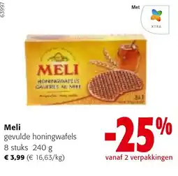 Colruyt Meli gevulde honingwafels aanbieding