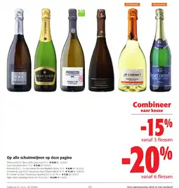 Colruyt Op alle schuimwijn aanbieding