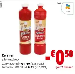 Colruyt Zeisner alle ketchup aanbieding