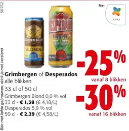 Colruyt Grimbergen of Desperados aanbieding