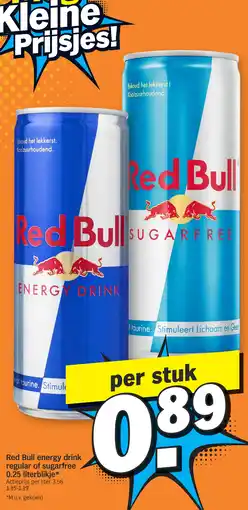 Albert Heijn Red Bull energy drink aanbieding