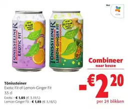 Colruyt Tönissteiner Exotic Fit of Lemon-Ginger Fit aanbieding