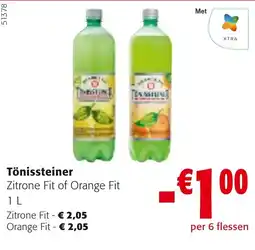 Colruyt Tönissteiner Zitrone Fit of Orange Fit aanbieding