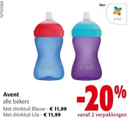 Colruyt Avent alle bekers aanbieding