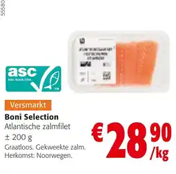 Colruyt Boni Selection atlantische zalmfilet aanbieding