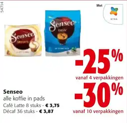 Colruyt Senseo alle koffie in pads aanbieding