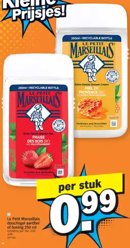 Albert Heijn Le Petit Marseillais douchegel aardbei aanbieding