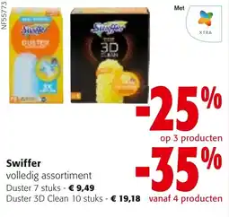 Colruyt Swiffer volledig assortiment aanbieding