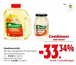 Colruyt Vandemoortele alle olie, vinaigrettes of mayonaises aanbieding