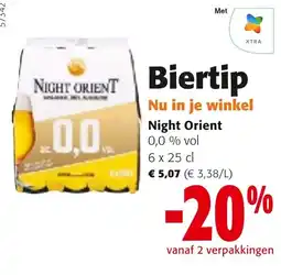 Colruyt Biertip Night Orient aanbieding