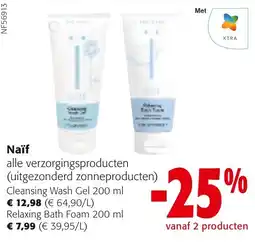 Colruyt Naïf alle verzorgingsproducten aanbieding