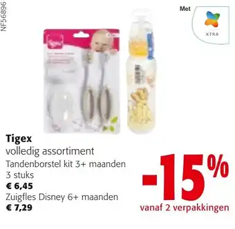 Colruyt Tigex volledig assortiment aanbieding