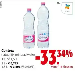 Colruyt Contrex natuurlijk mineraalwater aanbieding