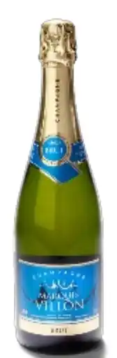Colruyt Champagne marque villon brut aanbieding