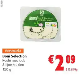 Colruyt Boni Selection Roulé met look & fijne kruiden aanbieding