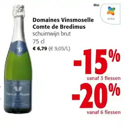 Colruyt Domaines Vinsmoselle Comte de Bredimus schuimwijn brut aanbieding