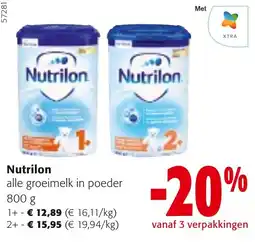 Colruyt Nutrilon alle groeimelk in poeder aanbieding