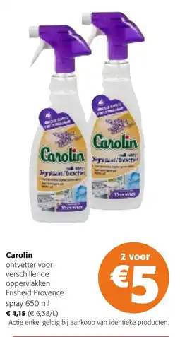 Colruyt Carolin ontvetter voor verschillende oppervlakken aanbieding
