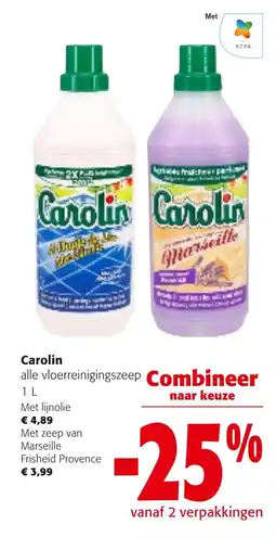 Colruyt Carolin alle vloerreinigingszeep aanbieding
