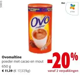 Colruyt Ovomaltine poeder met cacao en mout aanbieding