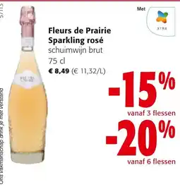 Colruyt Fleurs de Prairie Sparkling rosé aanbieding