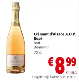 Colruyt Crémant d'Alsace A.O.P. Rosé aanbieding