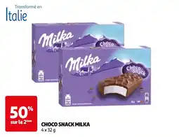 Auchan Choco snack milka aanbieding