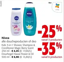 Colruyt Nivea alle doucheproducten of deo aanbieding