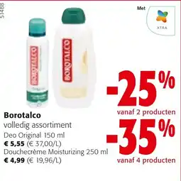 Colruyt Borotalco volledig assortiment aanbieding