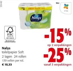 Colruyt Nalys toiletpapier Soft aanbieding